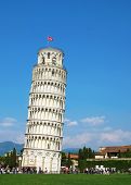 stock photo of tower  - Leaning tower of Pisa - JPG 