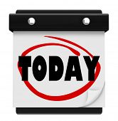 pic of today  - The word Today on a tear - JPG 