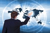 stock photo of world  - Modern Business World - JPG 