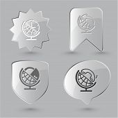 image of globe  - Business icon set - JPG 