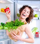 picture of woman  - Dieting concept  - JPG 