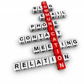 image of e-mail  - communication crossword  - JPG 