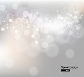 foto of holidays  - Light silver abstract Christmas background with white snowflakes - JPG 