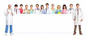 foto of medical doctors  - Smiling medical people with stethoscopes - JPG 