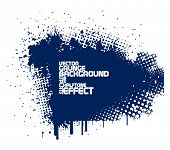 picture of drip  - abstract blue grunge background - JPG 