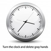 stock photo of watch  - vector clock face  - JPG 