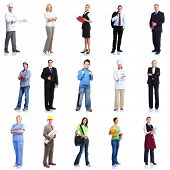 picture of group  - Large group of smiling workers people - JPG 