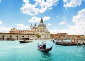 image of holidays  - Grand Canal and Basilica Santa Maria della Salute - JPG 